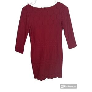 Julia Jordan Sheath Scallop dress size 2
